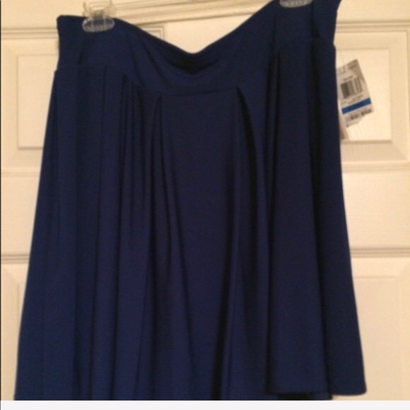 INC International Concepts Dresses & Skirts - INC Blue Skater Style Skirt NWTs